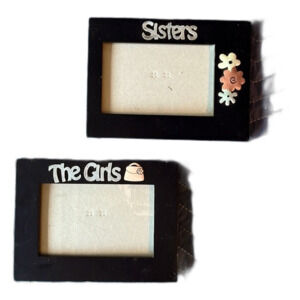 Picture frames set of two 4 x 6“ vintage looking